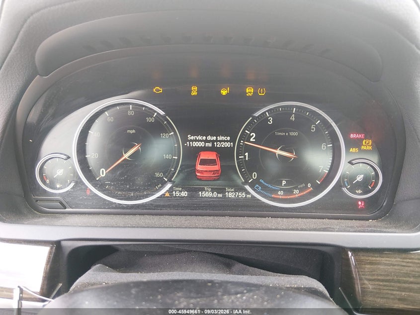 BMW 740I 2015 VIN WBAYA6C52FGK16679