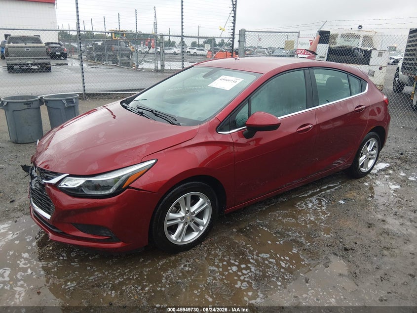 2017 Chevrolet Cruze, Удар спереду, IAAI, VIN 3G1BE6SM5HS592232 — фото 2