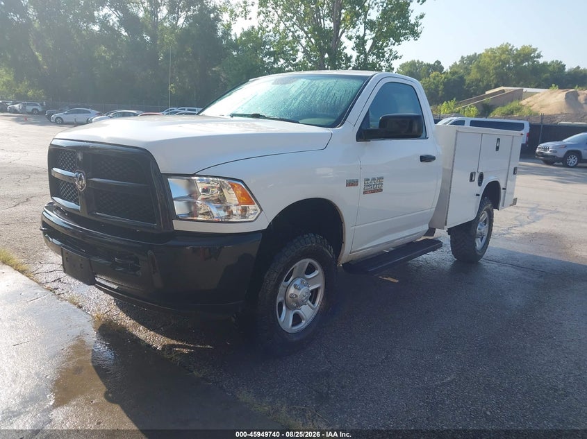 Vin: 3c7wr5aj5jg289249, lot: 46448954, ram 2500 tradesman  4x4 8' box 20182