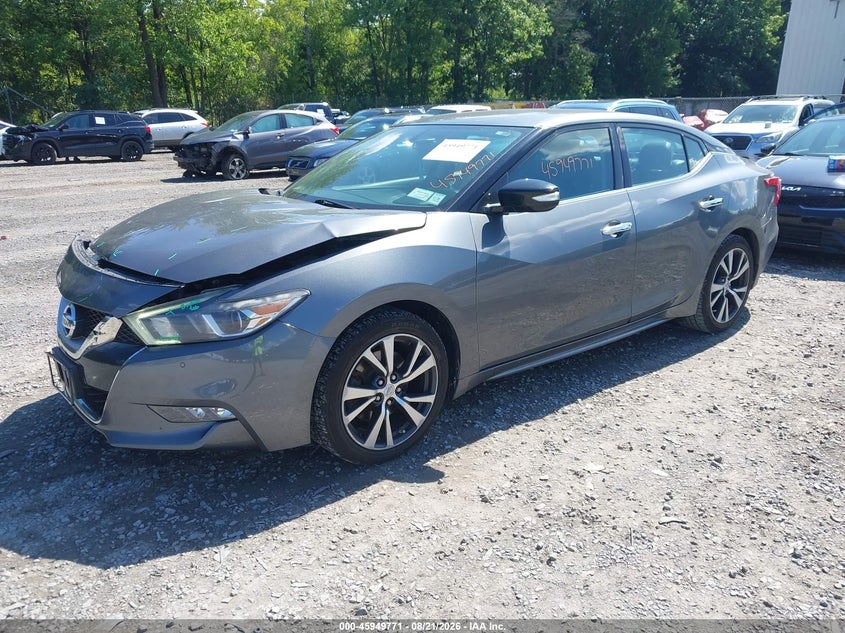 2017 Nissan Maxima, Front End, IAAI, VIN 1N4AA6AP1HC416378 — photo 2