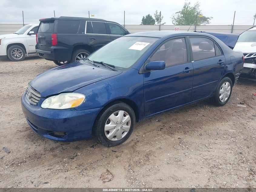 2004 Toyota Corolla, Удар сзади, IAAI, VIN 2T1BR32E24C288124 — фото 2