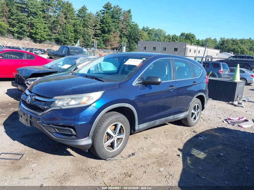 2015 Honda CR-V, Удар спереду, IAAI, VIN 2HKRM4H36FH627931 — фото 2