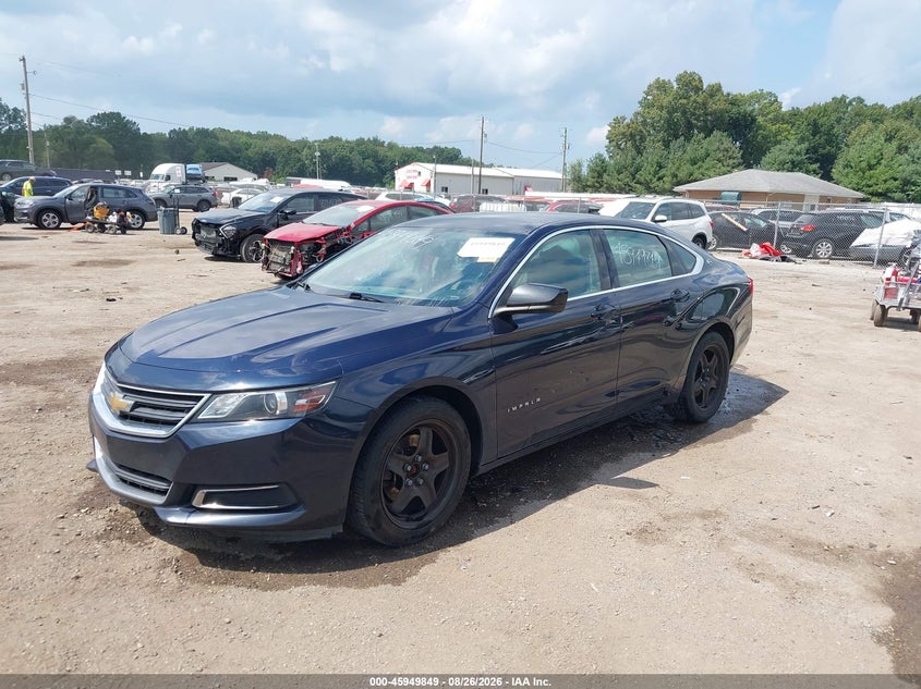 2017 Chevrolet Impala, Right Side, IAAI, VIN 2G11X5S30H9161463 — photo 2