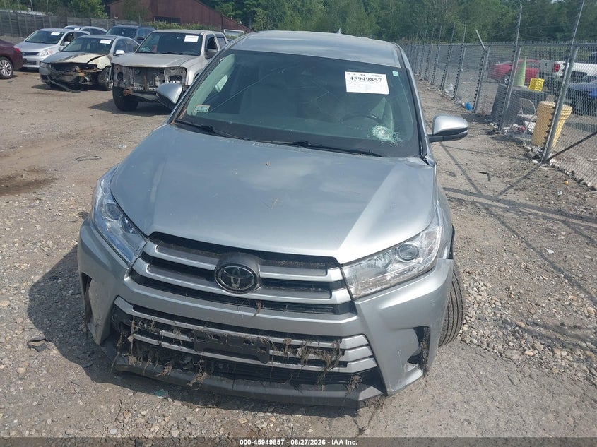 TOYOTA HIGHLANDER 2017 VIN 5TDBZRFH3HS404922