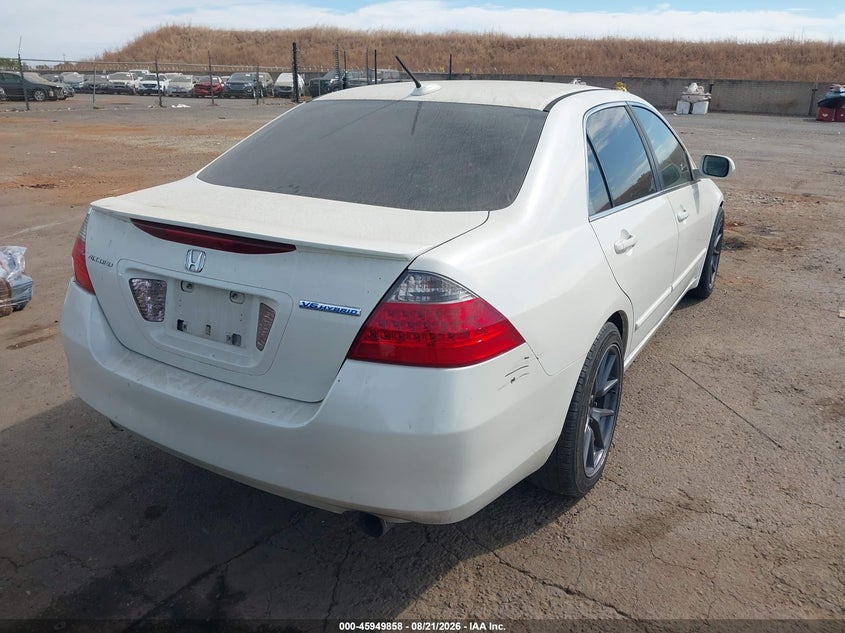 2007 HONDA ACCORD HYBRID auction photo 4