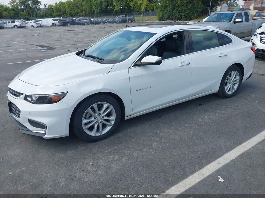 2016 Chevrolet Malibu, Звичайний знос, IAAI, VIN 1G1ZJ5SU4GF286128 — фото 2