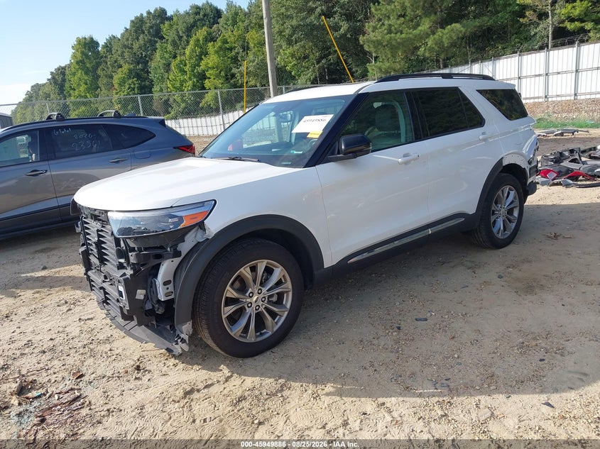Vin: 1fmsk8dh8pgb96557, lot: 46449100, ford explorer xlt 20232