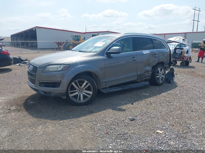 2013 Audi Q7, All Over, IAAI, VIN WA1LGAFE7DD008655 — photo 2