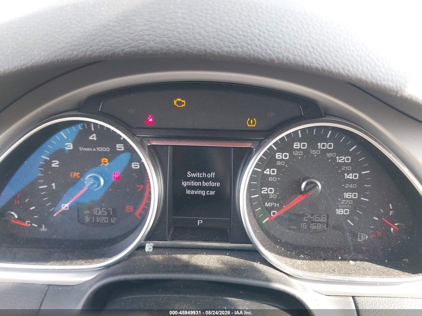 2013 AUDI Q7 auction photo 7