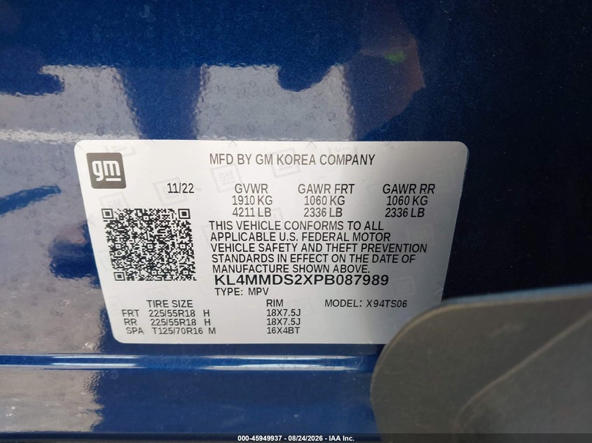 2023 BUICK ENCORE GX SPORT UTILITY VEHICLE 1.2L I-3 DI, DOHC, VVT, TURBO, 137HP