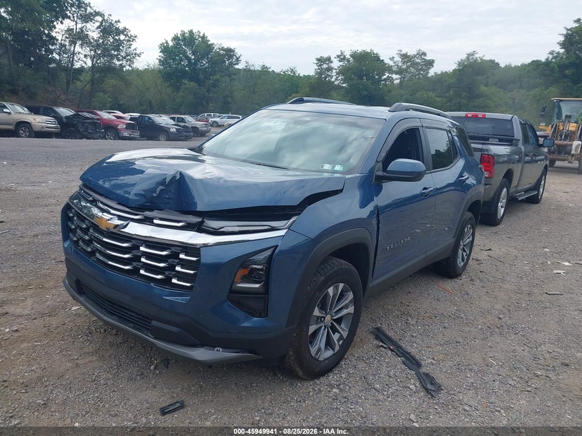 2025 Chevrolet Equinox, Front End, IAAI, VIN 3GNAXPEG9SL235136 — photo 2