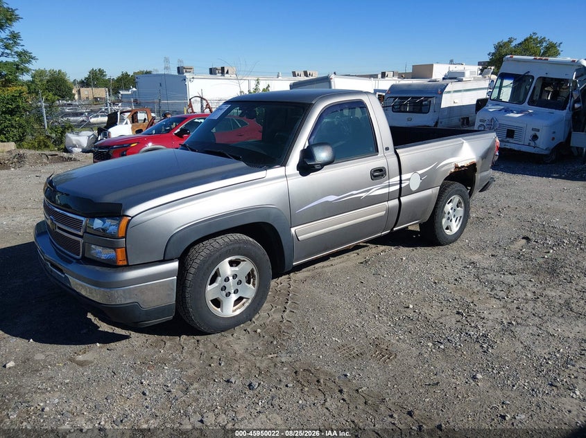 2006 Chevrolet Silverado, Лівий зад, IAAI, VIN 1GCEC14T76Z121832 — фото 2