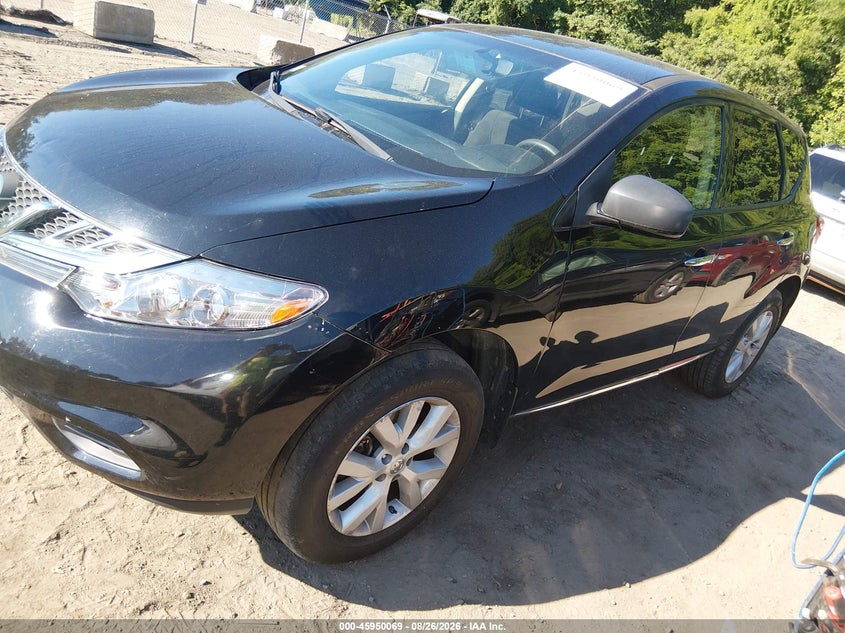 2012 Nissan Murano S, Удар спереди, IAAI, VIN JN8AZ1MW1CW231526 — фото 2