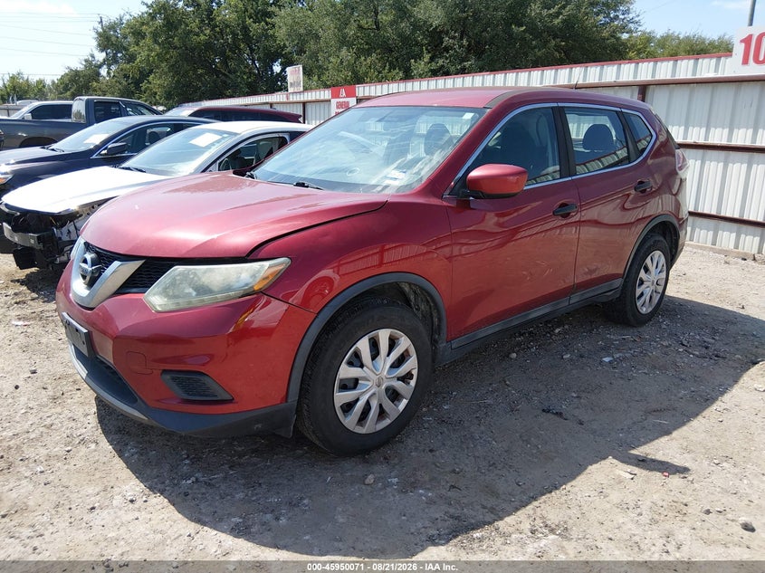 2016 Nissan Rogue, Обычный износ, IAAI, VIN 5N1AT2MV8GC765328 — фото 2