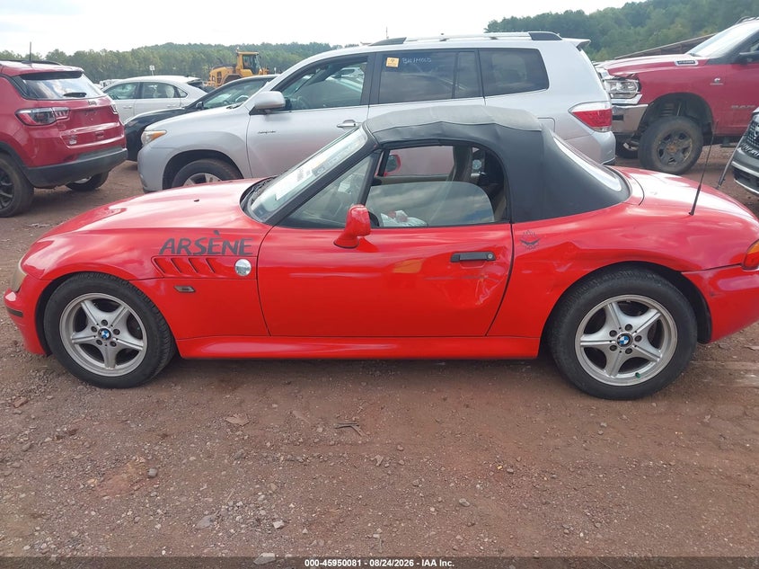 BMW Z3 1996 VIN 4USCH7322TLB71473