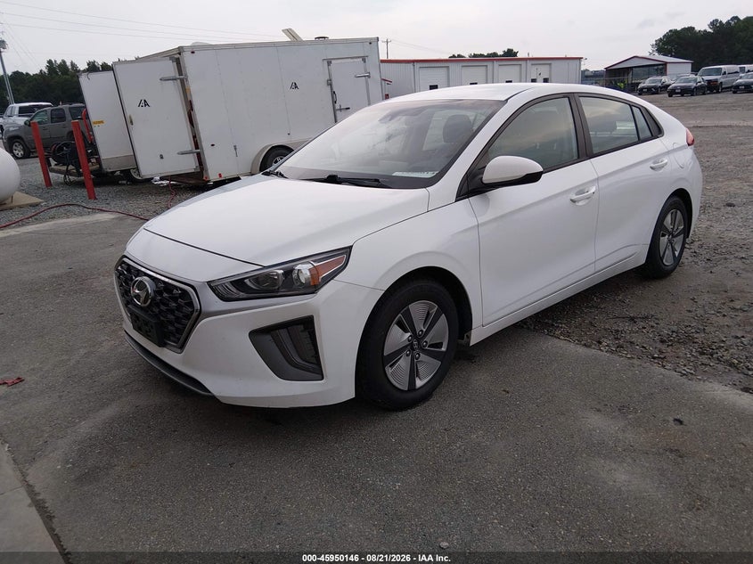 Vin: kmhc65lc5mu246924, lot: 46449360, hyundai ioniq hybrid blue 20212