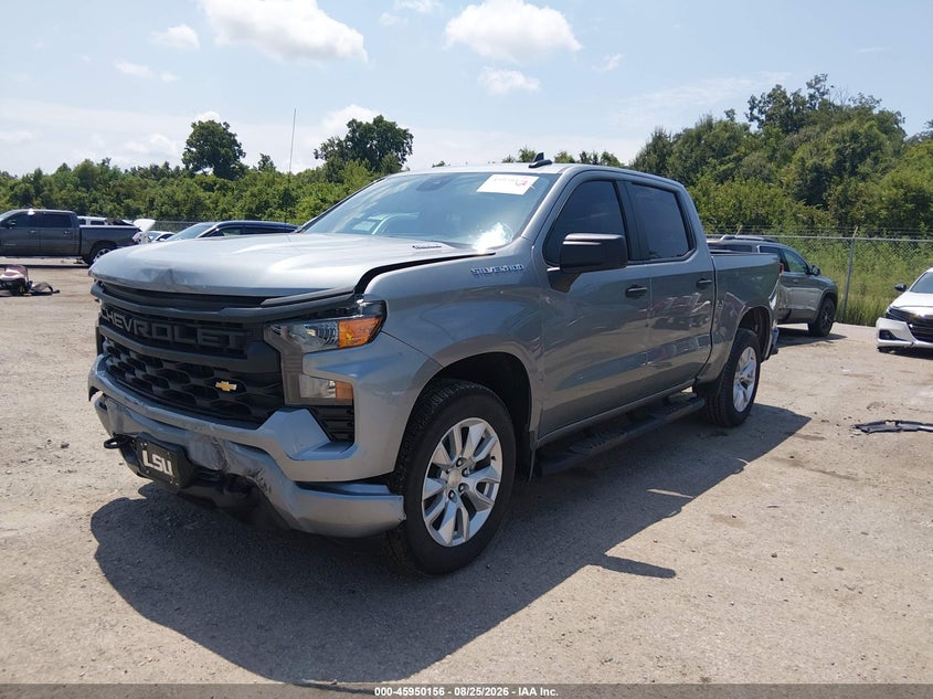 2025 Chevrolet Silverado, Front End, IAAI, VIN 3GCPABEK5SG322018 — photo 2