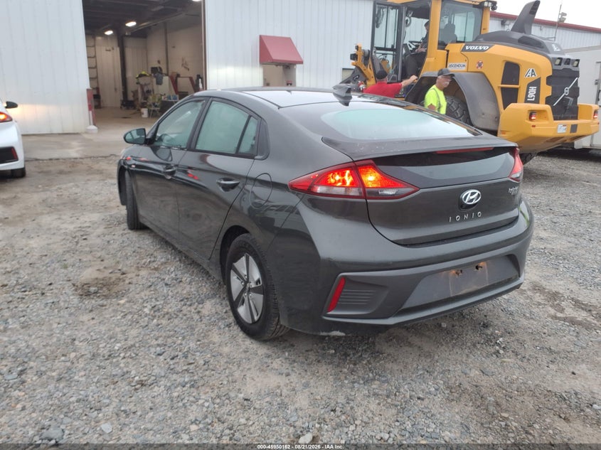 Vin: kmhc65lc1lu217676, lot: 46449376, hyundai ioniq hybrid blue 20203