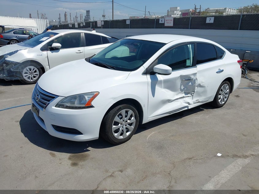 2015 Nissan Sentra, Левый бок, IAAI, VIN 3N1AB7AP2FY363078 — фото 2