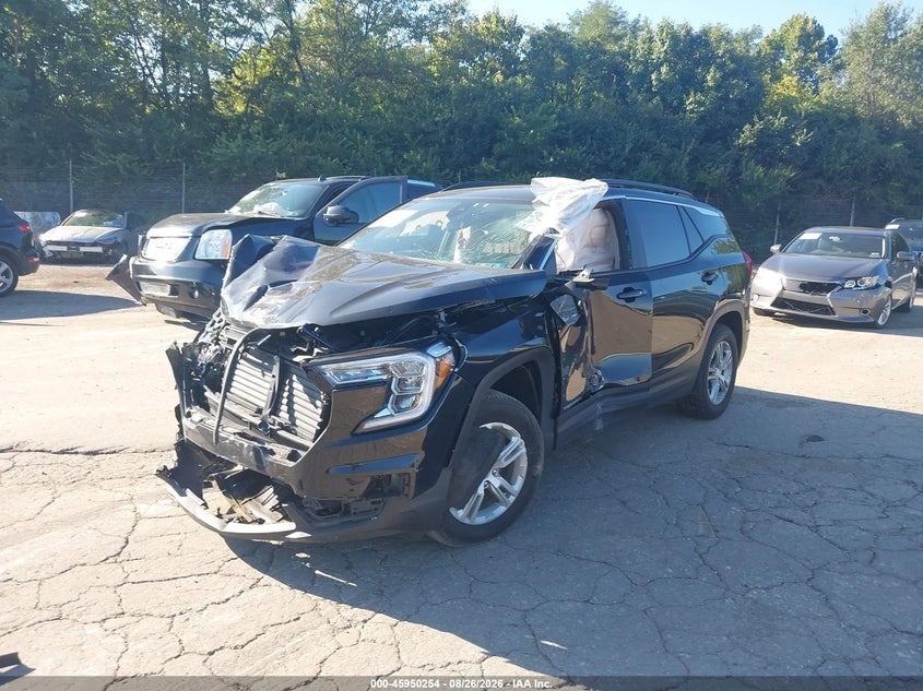 2023 GMC Terrain, Front End, IAAI, VIN 3GKALTEG9PL267822 — photo 2