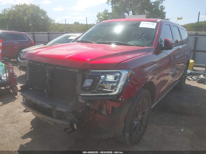 2019 Ford Expedition, Front & Rear, IAAI, VIN 1FMJK2AT4KEA62019 — photo 2