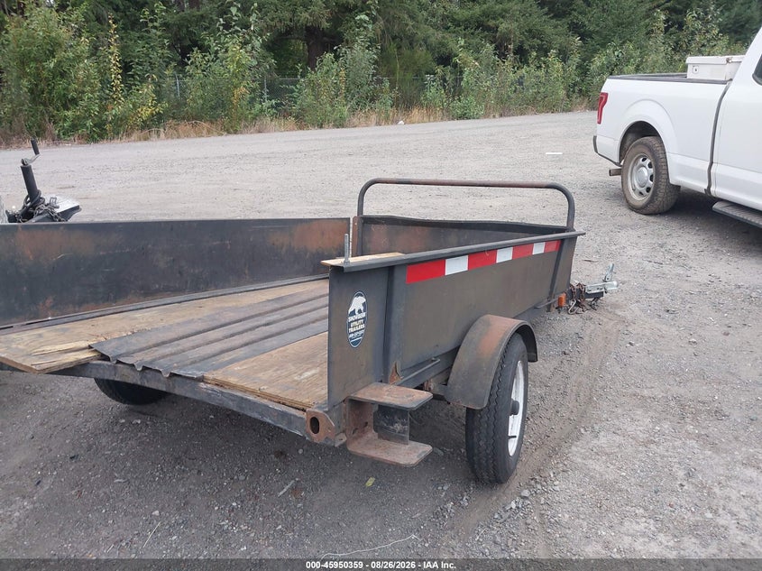 2002 SNOWBEAR UTILITY TRAILER auction photo 4