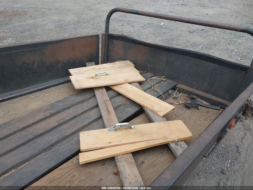 2002 SNOWBEAR UTILITY TRAILER auction photo 5