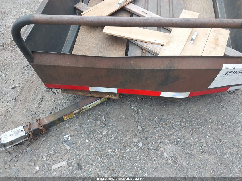 2002 SNOWBEAR UTILITY TRAILER auction photo 6
