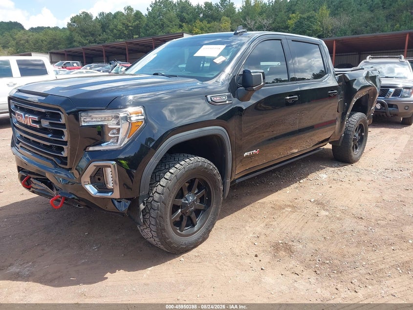 2021 GMC Sierra, Front & Rear, IAAI, VIN 3GTP9EEL8MG422488 — photo 2
