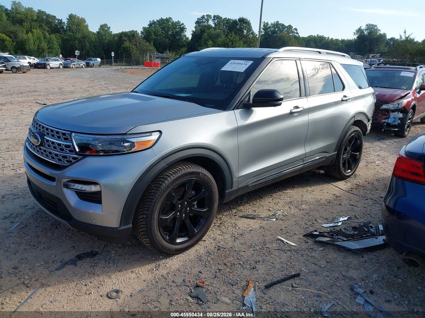 2020 Ford Explorer, Rear, IAAI, VIN 1FMSK8FH1LGB77081 — photo 2
