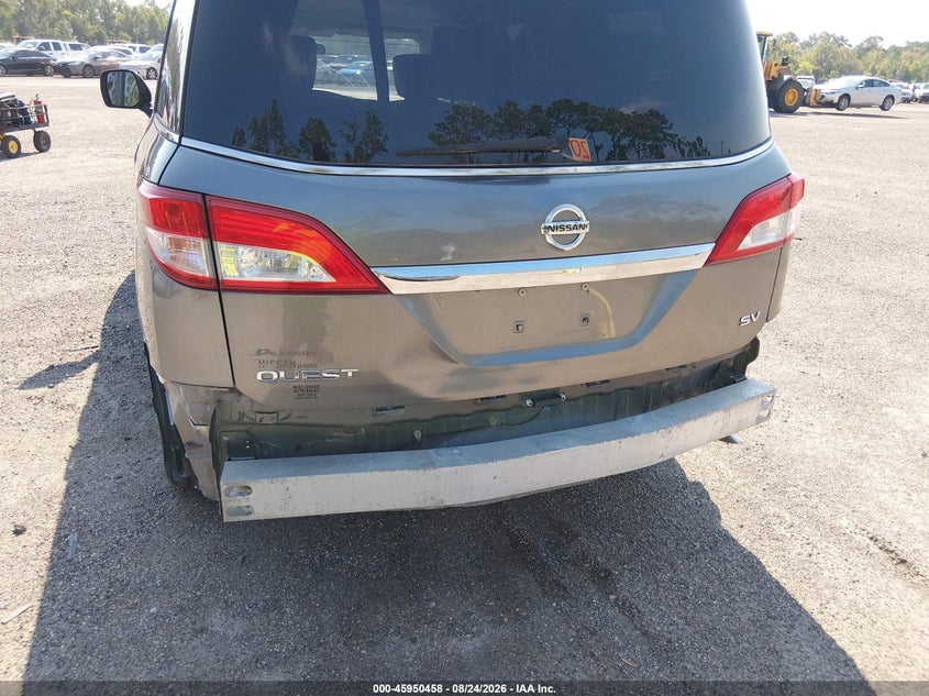 2015 NISSAN QUEST VAN 3.5L V-6 DOHC, VVT, REGULAR , 260HP