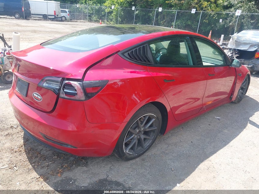 Vin: 5yj3e1ea2nf118694, lot: 46449722, tesla model 3 rear-wheel drive 20224
