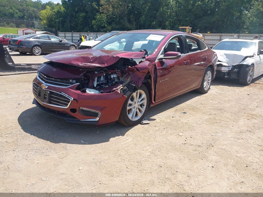 2016 Chevrolet Malibu, Удар спереду, IAAI, VIN 1G1ZE5STXGF245689 — фото 2