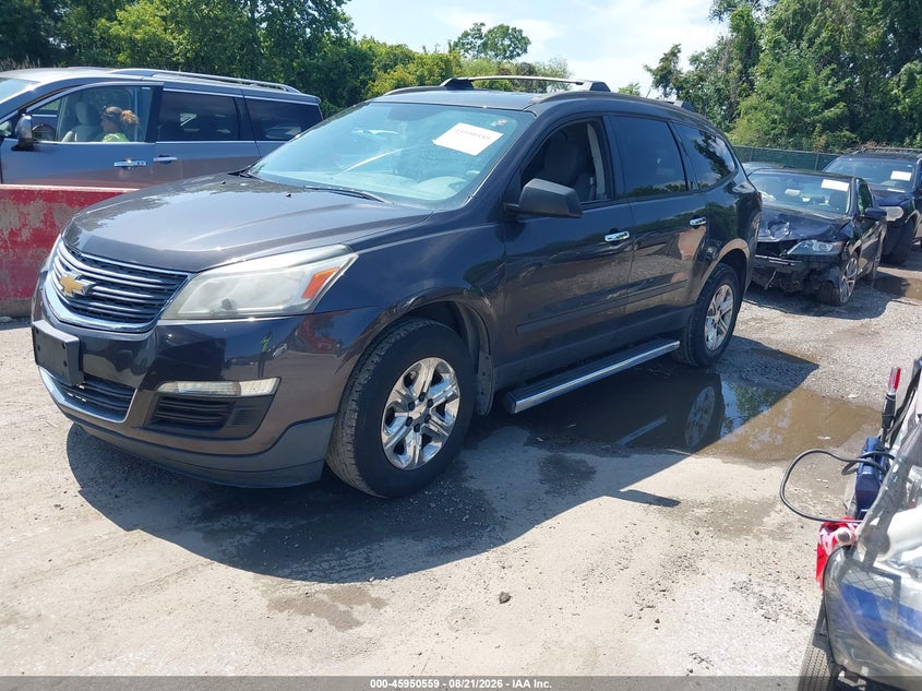 2013 Chevrolet Traverse, Normal Wear & Tear, IAAI, VIN 1GNKRFKD5DJ123110 — photo 2
