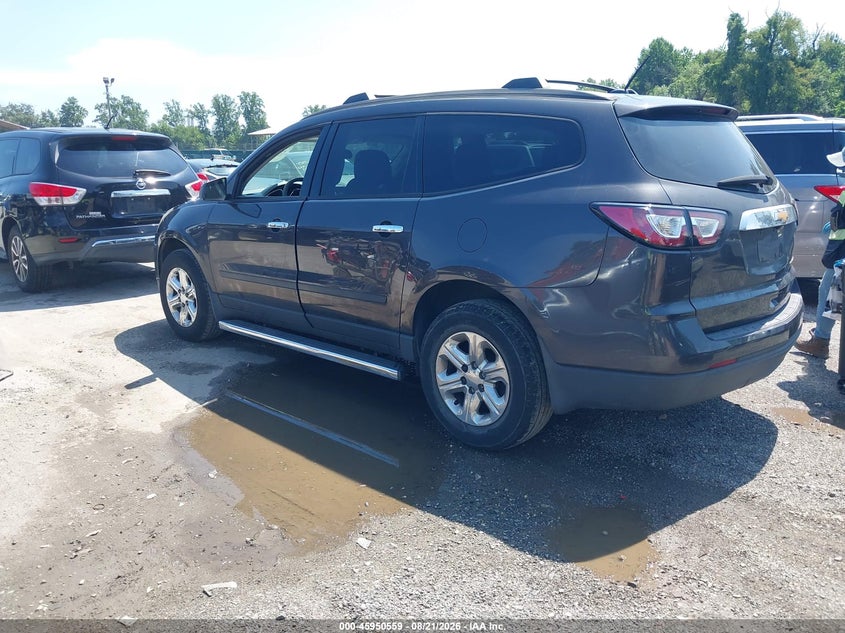 Vin: 1gnkrfkd5dj123110, lot: 46449773, chevrolet traverse ls 20133