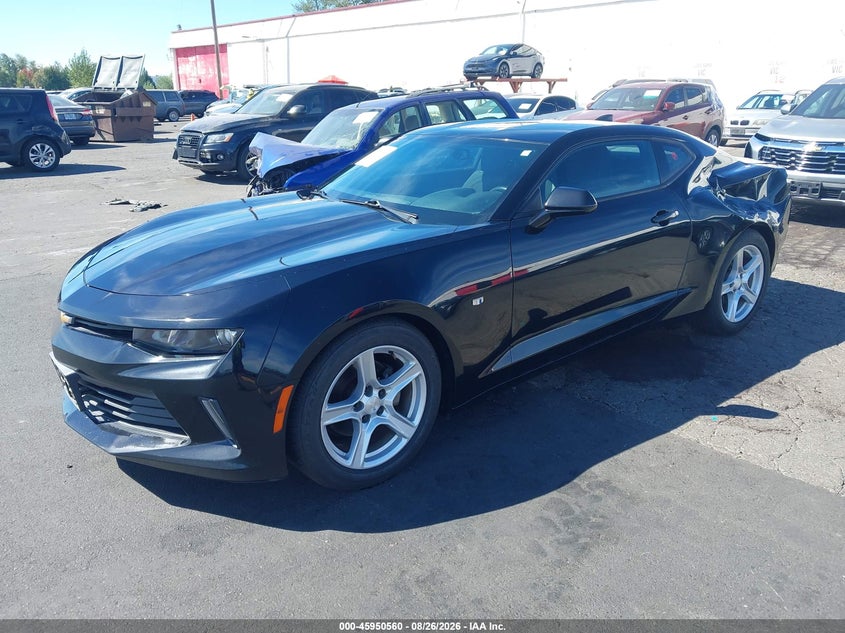 2016 Chevrolet Camaro, Лівий бік, IAAI, VIN 1G1FB1RS3G0146054 — фото 2