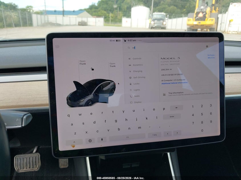 2018 TESLA MODEL 3 SEDAN ELECTRIC