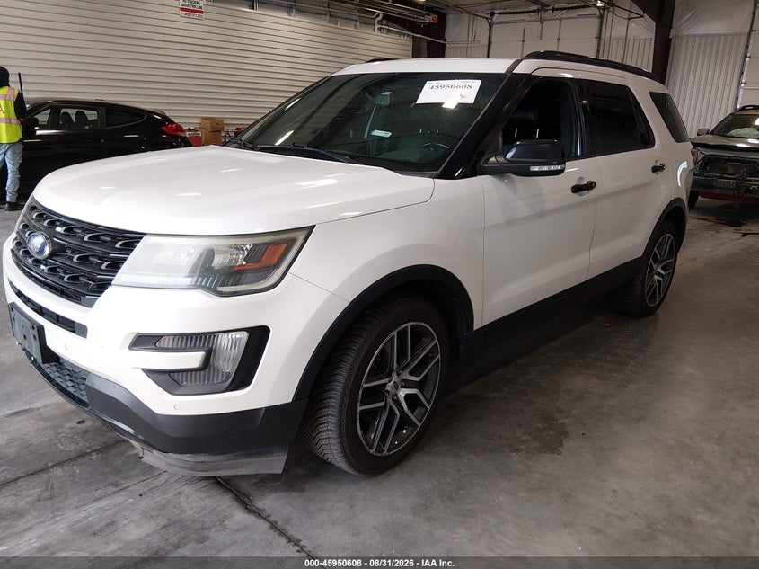 2016 Ford Explorer, Обычный износ, IAAI, VIN 1FM5K8GT8GGA70728 — фото 2