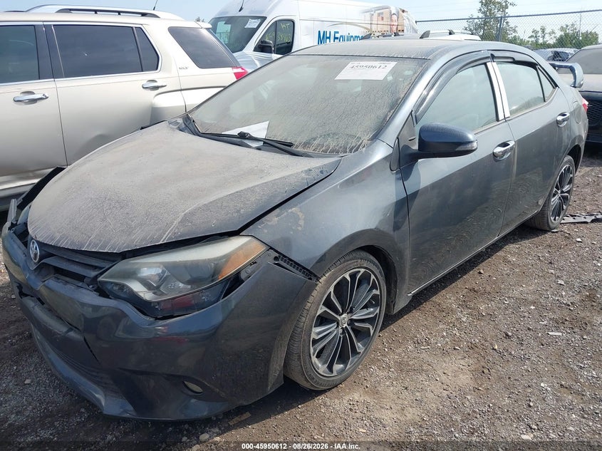 2014 Toyota Corolla, Удар спереди, IAAI, VIN 2T1BURHE9EC116036 — фото 2