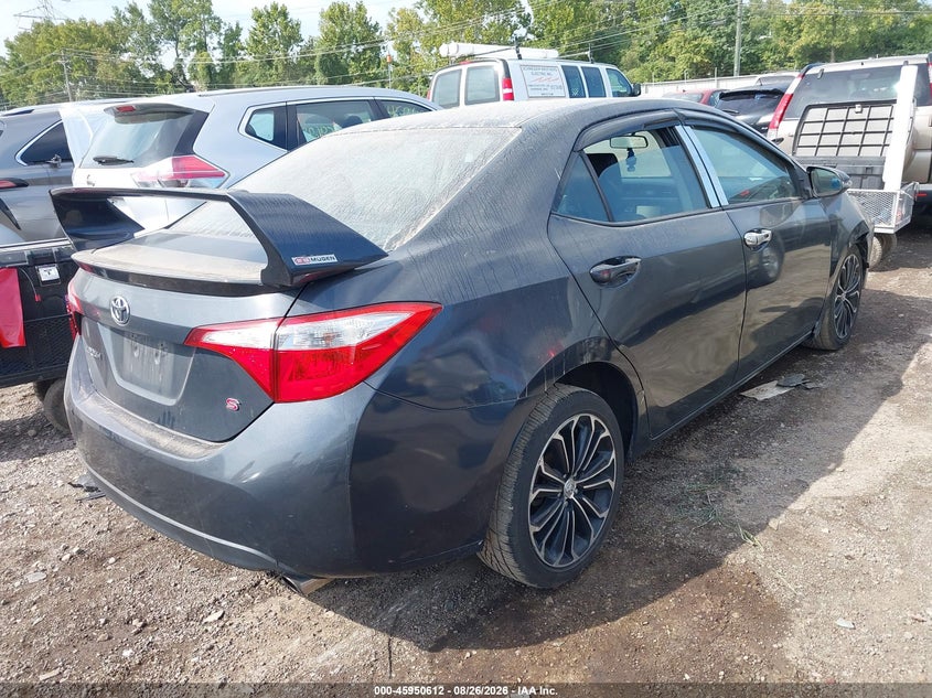 Vin: 2t1burhe9ec116036, lot: 46449826, toyota corolla s plus 20144