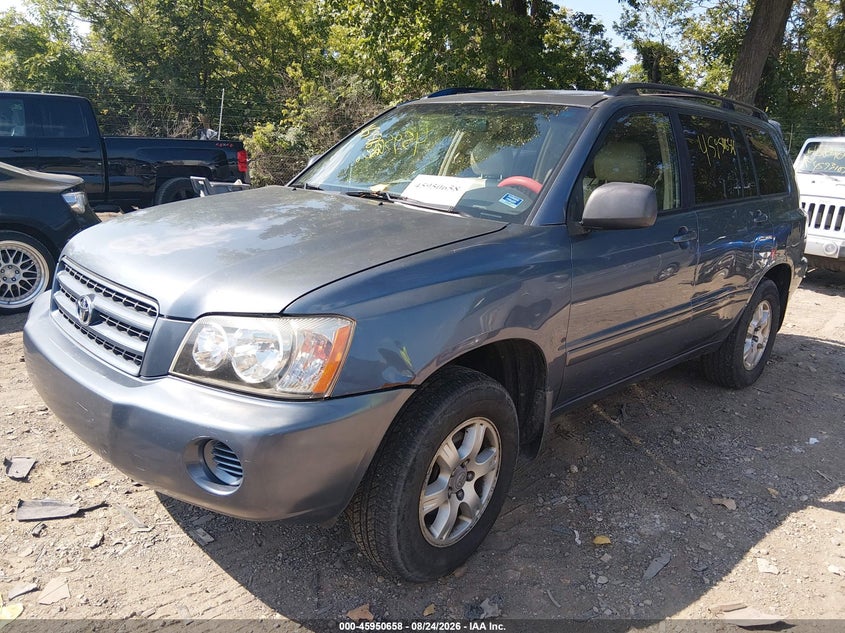 2003 Toyota Highlander, Left & Right Side, IAAI, VIN JTEHF21A130120524 — photo 2