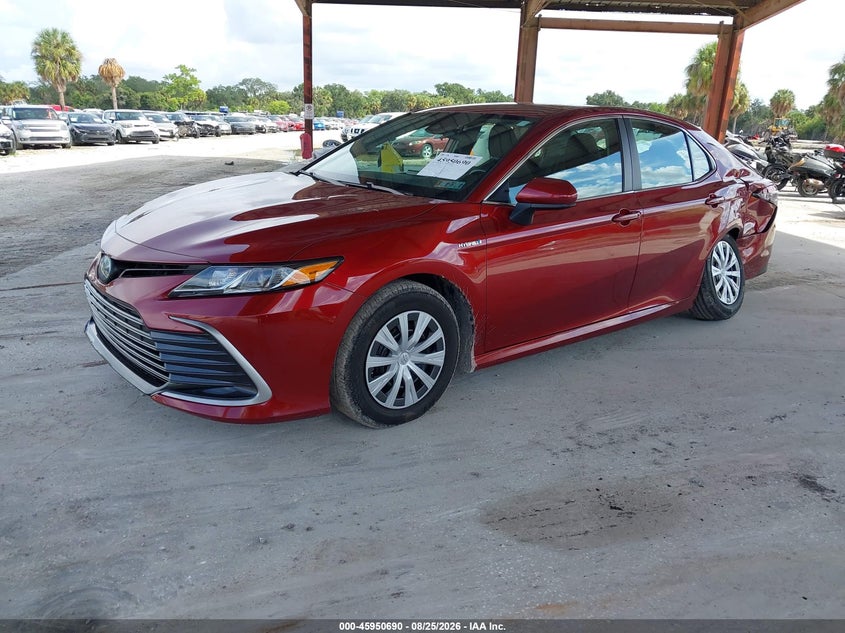 2021 Toyota Camry, Лівий зад, IAAI, VIN 4T1C31AK0MU552473 — фото 2