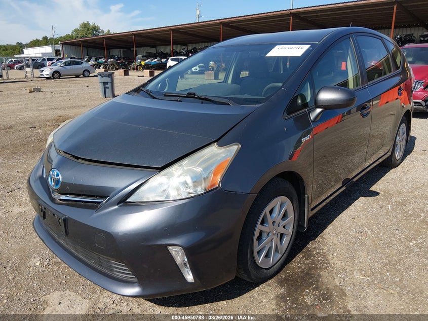 2012 Toyota Prius v (+), Звичайний знос, IAAI, VIN JTDZN3EU3C3058029 — фото 2