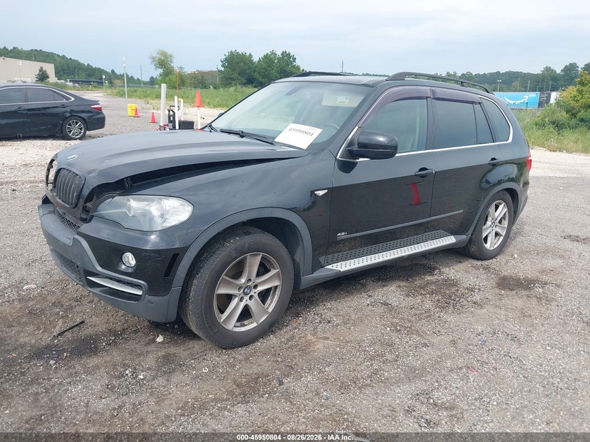 2008 BMW X5, Обычный износ, IAAI, VIN 5UXFE83538L160612 — фото 2