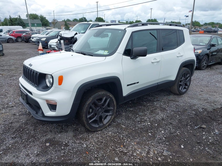 2021 Jeep Renegade, All Over, IAAI, VIN ZACNJDBB5MPM66366 — photo 2
