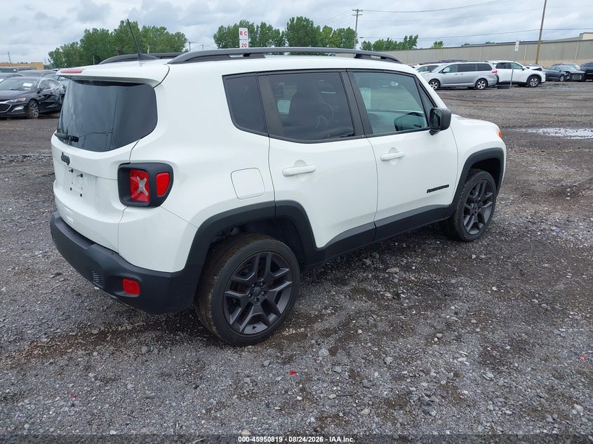 Vin: zacnjdbb5mpm66366, lot: 46450033, jeep renegade 80th anniversary 4x4 20214