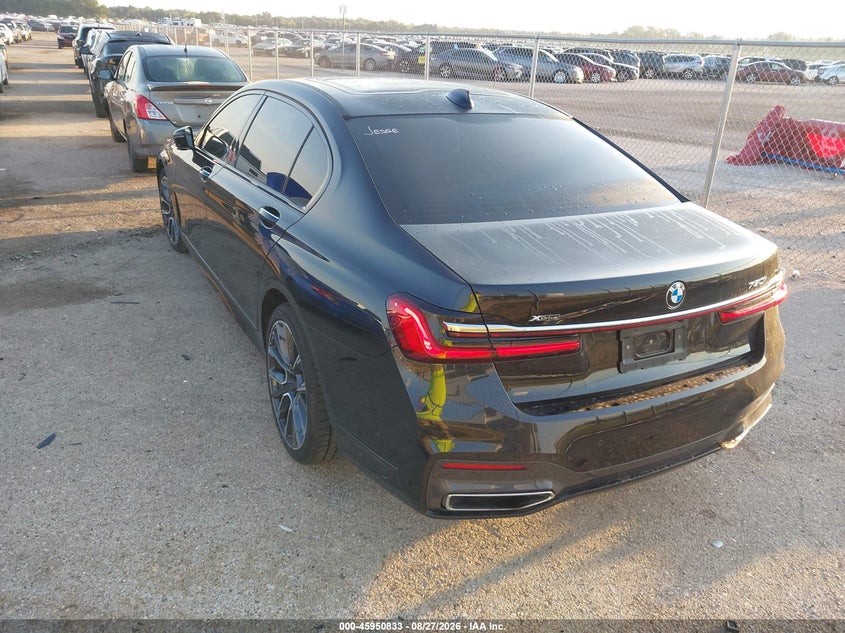 Vin: wba7u2c05mcf82594, lot: 46450047, bmw 750i xdrive 20213