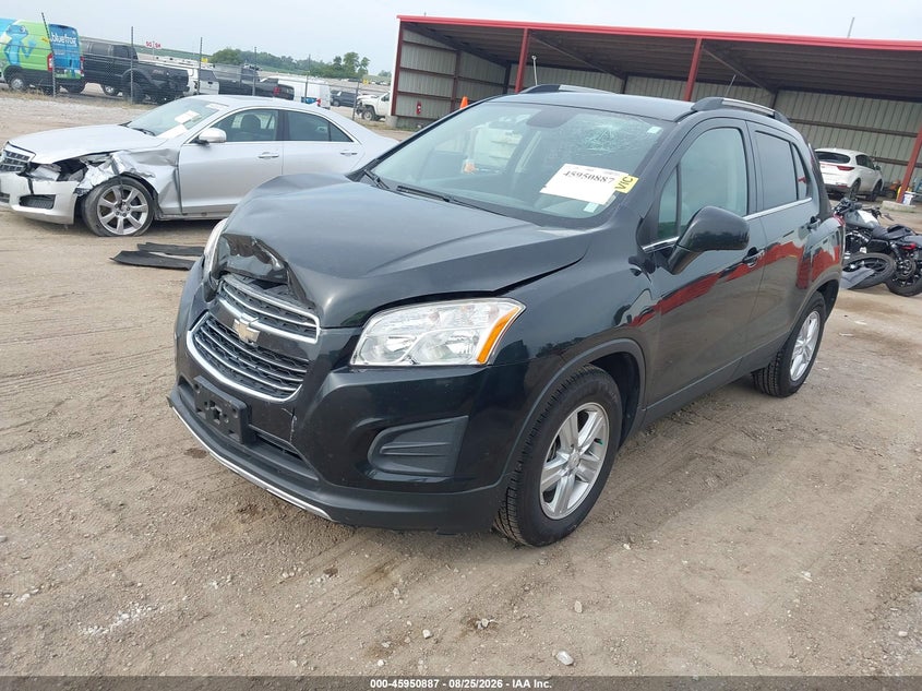 2016 Chevrolet Trax, Удар спереди, IAAI, VIN KL7CJLSB7GB694353 — фото 2