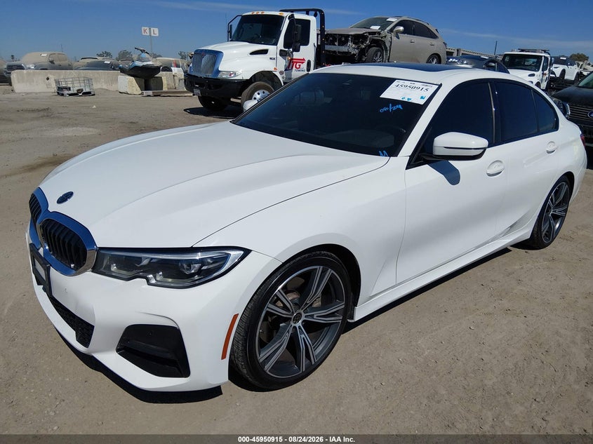 Vin: 3mw5r1j01l8b16704, lot: 46450129, bmw 330i 20202