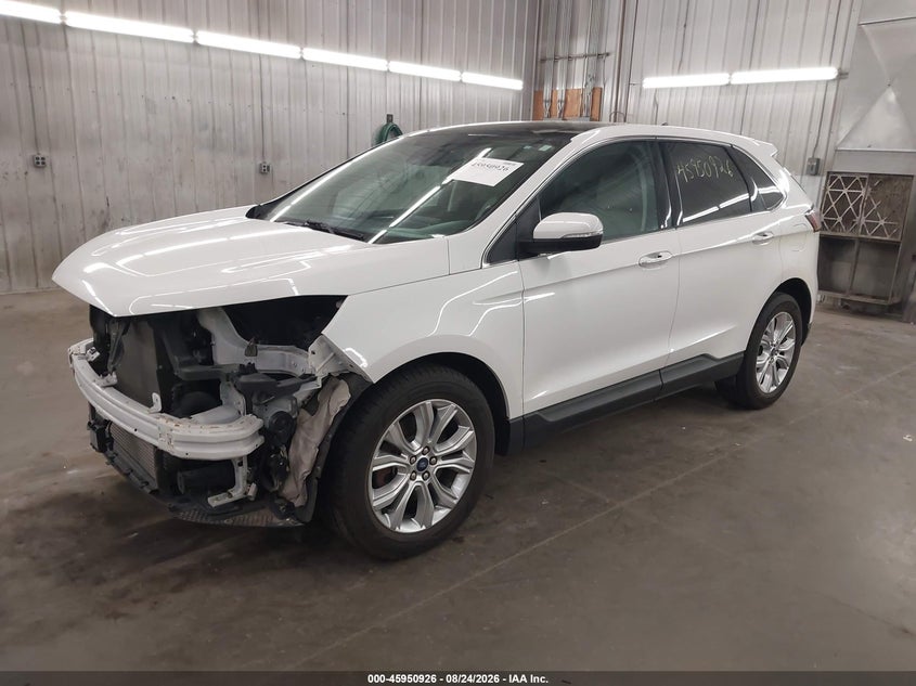 2021 Ford Edge, Front End, IAAI, VIN 2FMPK4K95MBA27321 — photo 2